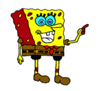 Dibujo Bob Esponja pintado por starling 