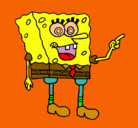 Dibujo Bob Esponja pintado por ylenia