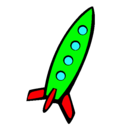 Dibujo Cohete II pintado por eduardo2