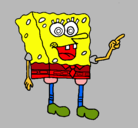 Dibujo Bob Esponja pintado por marc