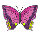 Dibujo Mariposa pintado por rebeca