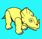 Dibujo Triceratops II pintado por gabu