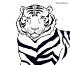 Dibujo Tigre pintado por NENANINDA