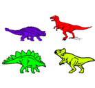 Dibujo Dinosaurios de tierra pintado por CARLOS