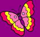 Dibujo Mariposa pintado por margary