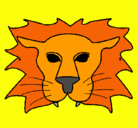 Dibujo León pintado por sinonimo