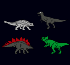 Dibujo Dinosaurios de tierra pintado por Shing