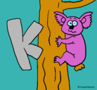 Dibujo Koala pintado por DANAE