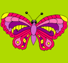 Dibujo Mariposa pintado por margary