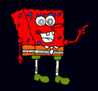 Dibujo Bob Esponja pintado por cxcxzczccz