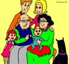Dibujo Familia pintado por draculaura