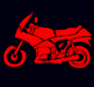 Dibujo Motocicleta pintado por diegox