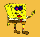 Dibujo Bob Esponja pintado por clau7