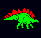 Dibujo Stegosaurus pintado por oliverdelossant