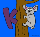 Dibujo Koala pintado por katitita