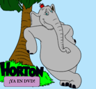 Dibujo Horton pintado por inma