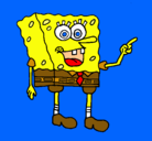 Dibujo Bob Esponja pintado por Yasin 