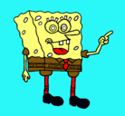 Dibujo Bob Esponja pintado por beto