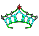 Dibujo Tiara pintado por brayan 