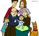 Dibujo Familia pintado por FAMILY