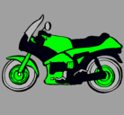 Dibujo Motocicleta pintado por roni