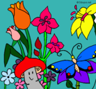 Dibujo Fauna y flora pintado por zoil