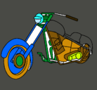 Dibujo Moto pintado por elixxx