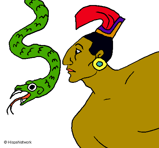 Serpiente y guerrero