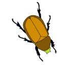 Dibujo Escarabajo pintado por naroa