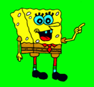 Dibujo Bob Esponja pintado por naroa