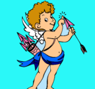 Dibujo Cupido pintado por sofiaboca