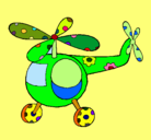Dibujo Helicóptero adornado pintado por lauivunk