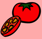 Dibujo Tomate pintado por kaThiizhiiTa