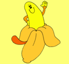 Dibujo Banana pintado por avatar