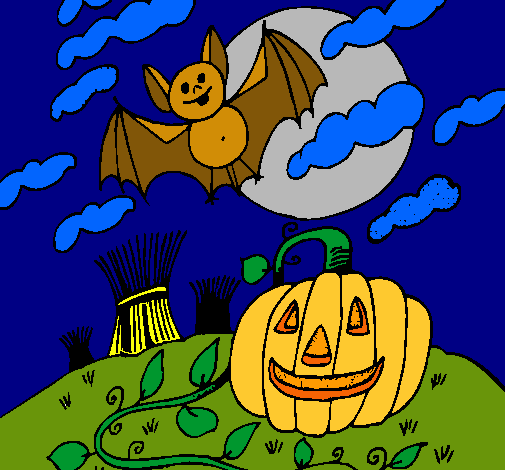 Paisaje de Halloween