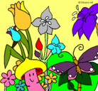 Dibujo Fauna y flora pintado por corvera