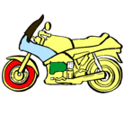 Dibujo Motocicleta pintado por cesar32