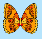 Dibujo Mariposa pintado por cari
