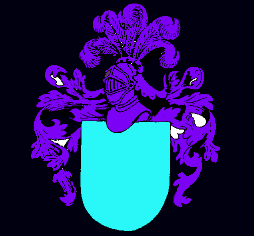 Escudo de armas y casco