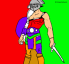 Dibujo Gladiador pintado por jonathan