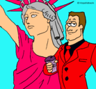 Dibujo Estados Unidos de América pintado por yannicessea