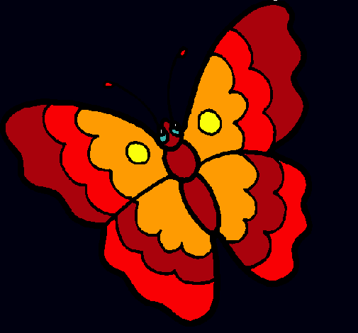 Dibujo Mariposa pintado por tosande