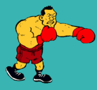 Dibujo Boxeador pintado por beto