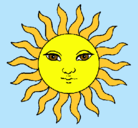 Dibujo Sol pintado por adrialeth