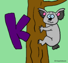 Dibujo Koala pintado por kyky 