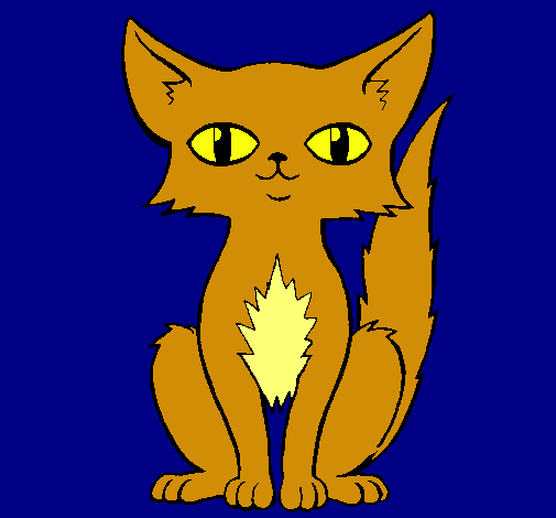 Dibujo Gato persa pintado por juanca