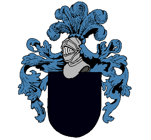 Escudo de armas y casco