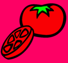 Dibujo Tomate pintado por tomatitax