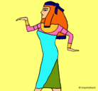 Dibujo Bailarina egipcia  pintado por melsump