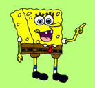 Dibujo Bob Esponja pintado por merari 